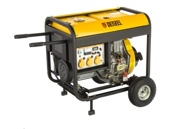 Генератор дизельный DD6300Е, 5.0 кВт, 220 В/50 Гц, 15 л, электростартер Denzel по ценам производителя в Краснодаре с доставкой по всей России