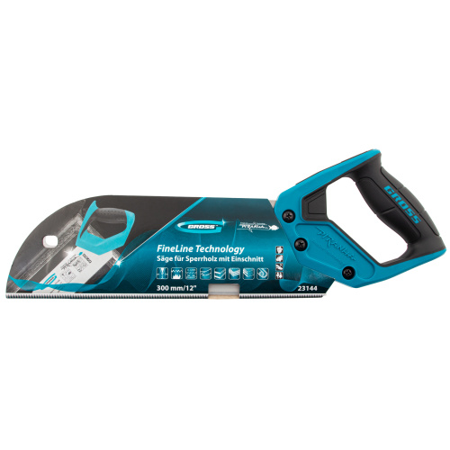 Пила для фанеры с запилом Piranha, 300 мм/12", 11-12 TPI, каленый зуб 3D, двухкомпонентная рукоятка Gross по ценам производителя в Краснодаре с доставкой по всей России