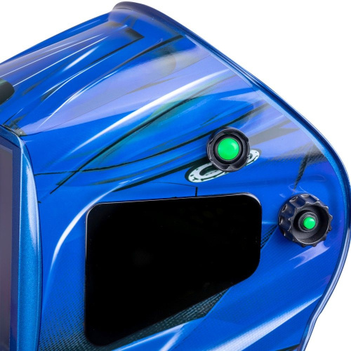 Маска сварщика КОРУНД МЕГА синяя (ф-р MEGA LED 2) без коробки по ценам производителя в Краснодаре с доставкой по всей России