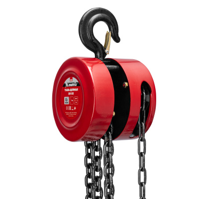 Таль цепная, 0.5 т, H подъема 2.5 м, расстояние между крюками 240 мм Matrix купить в Москве с доставкой по всей России | ProtosMarket.ru