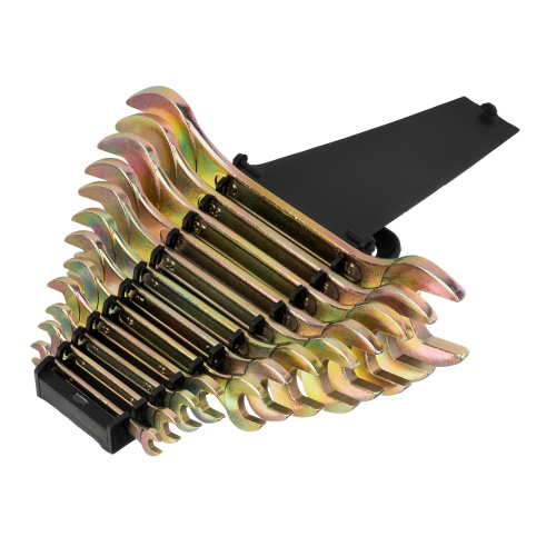 Набор ключей рожковых 6-32 мм, 12 шт, желтый цинк Сибртех по ценам производителя в Краснодаре с доставкой по всей России