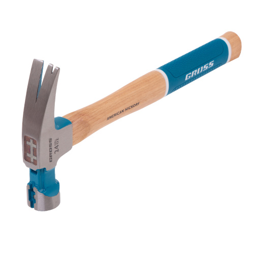 Молоток-гвоздодер, 680 г, угол 75, магнит, обрезиненная рукоятка AMERICAN HICKORY GROSS по ценам производителя в Краснодаре с доставкой по всей России