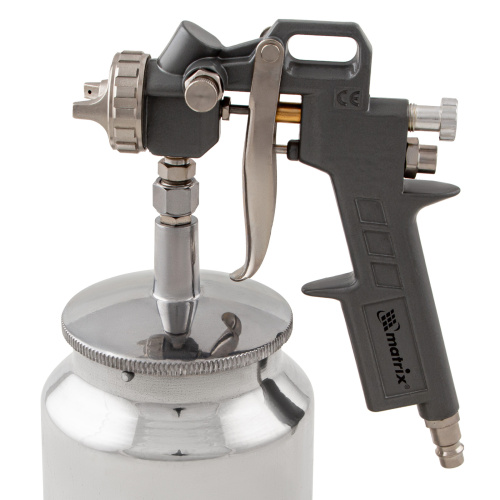Набор пневмоинструмента, 5 предметов, быстросъемное соединение, краскораспылитель с нижним бачком Matrix по ценам производителя в Краснодаре с доставкой по всей России