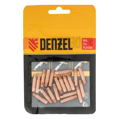 Токосъемный наконечник под проволоку 1,2 мм, М5х24, E-CU, 20 шт для MIG горелки тип 15 Denzel по ценам производителя в Краснодаре с доставкой по всей России