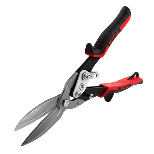 Ножницы по металлу, удлиненные, 290 мм, прямой рез, CrMo, двухкомпонентные обрезиненные рукоятки, PRO Matrix по ценам производителя в Краснодаре с доставкой по всей России