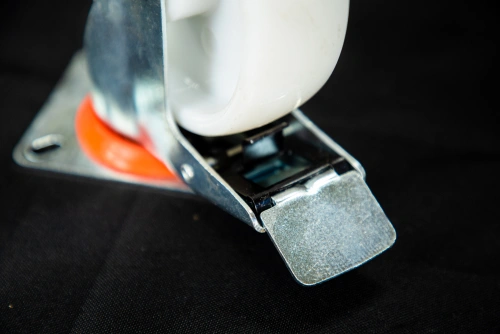 Колесо поворотное полипропилен SRCnb 55 125 мм с тормозом (N) по ценам производителя в Краснодаре с доставкой по всей России