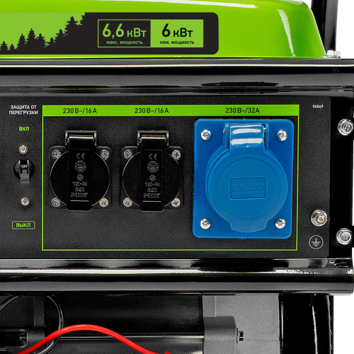 Генератор бензиновый БС-8000Э, 6,6 кВт, 230В, четырехтактный, 25 л, электростартер Сибртех по ценам производителя в Краснодаре с доставкой по всей России