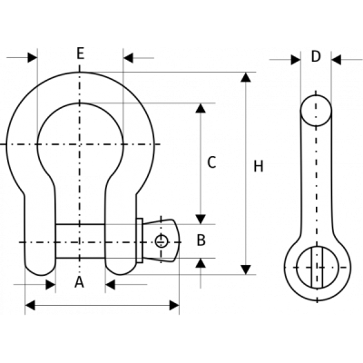 Скоба винтовая омегообразная G209 25 т, размер 1 - 3/4 по ценам производителя в Краснодаре с доставкой по всей России