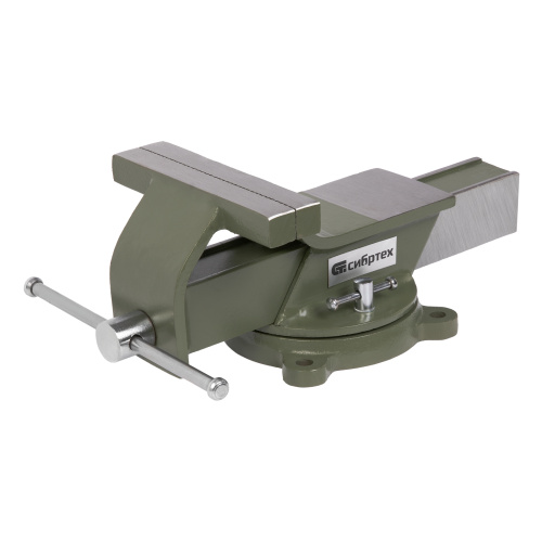 Тиски слесарные, 150 мм, стальные, поворотные Сибртех по ценам производителя в Краснодаре с доставкой по всей России