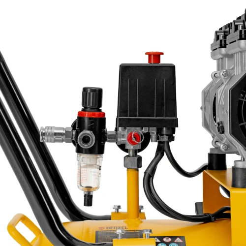 Компрессор безмасляный, малошумный  DLS 2250/100, 2250 Вт, 3x750, 100 л, 410 л/мин блок управления/ Denzel по ценам производителя в Краснодаре с доставкой по всей России