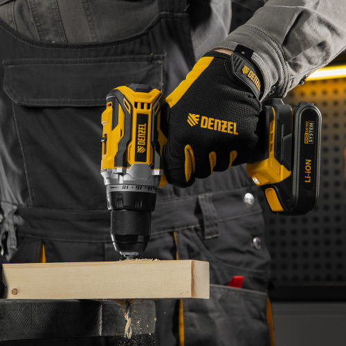 Дрель-шуруповерт аккумуляторная, бесщет. BLDL-18-02 Li-Ion, 18 В Denzel по ценам производителя в Краснодаре с доставкой по всей России