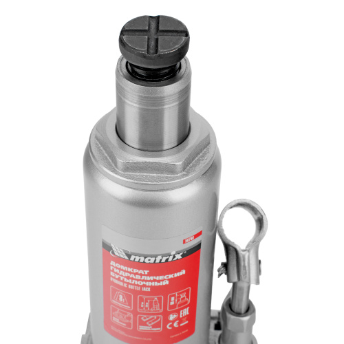 Домкрат гидравлический бутылочный, 8 т, h подъема 230-457 мм Matrix по ценам производителя в Краснодаре с доставкой по всей России