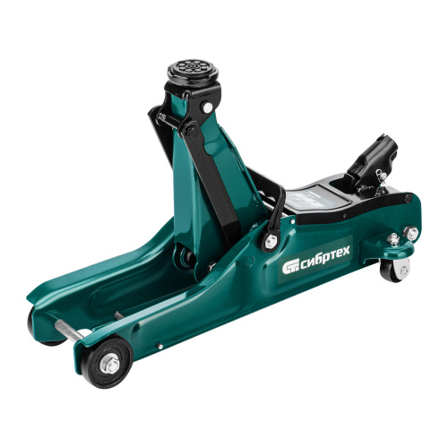 Домкрат гидравлический подкатной, 2 т, 85-330 мм, низкий подхват, в пласт. кейсе Сибртех по ценам производителя в Краснодаре с доставкой по всей России