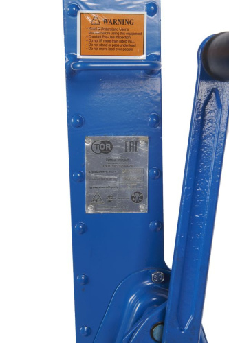 Домкрат реечный TOR ДР 1500 1,5 т с обрезиненной ручкой по ценам производителя в Краснодаре с доставкой по всей России