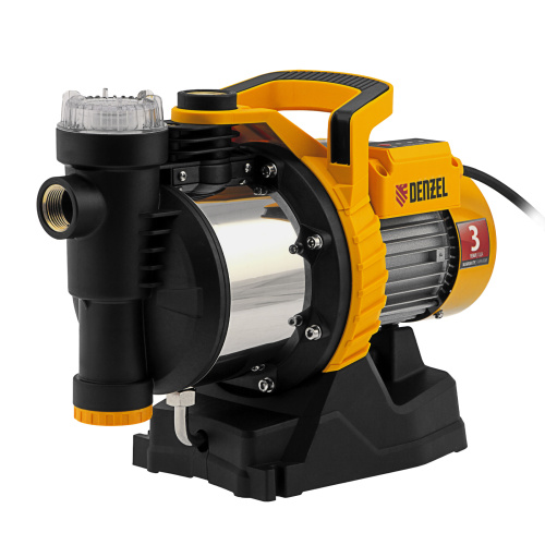 Садовый поверхностный насос GP1100SS, 1100 Вт, 4000 л/ч, подъем 45 м, пластик Denzel по ценам производителя в Краснодаре с доставкой по всей России