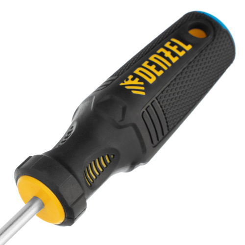 Отвертка SL5x75 мм, CrV, трехкомпонентная рукоятка Denzel по ценам производителя в Краснодаре с доставкой по всей России