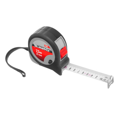 Рулетка Continuous fixation,7,5 м х 25 мм,двухкомпонентный корпус,плавная фиксация Matrix по ценам производителя в Краснодаре с доставкой по всей России