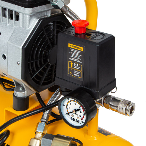 Компрессор DLS650/10 безмаслянный малошумный 650 Вт, 120 л/мин, ресивер 10 л Denzel по ценам производителя в Краснодаре с доставкой по всей России