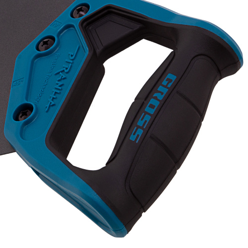 Ножовка по дереву "Piranha", 450 мм, 11-12 TPI, зуб-3D, каленый зуб, тефлоновое покрытие полотна, двухкомпонентная рукоятка Gross по ценам производителя в Краснодаре с доставкой по всей России