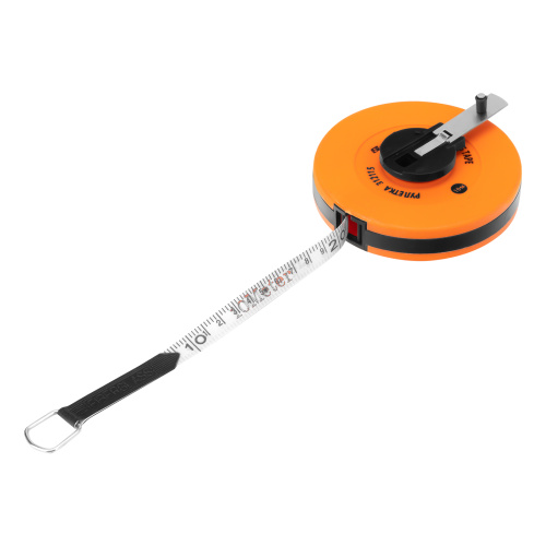 Рулетка геодезическая, 10 м х 12,5 мм, лента ПВХ, закрытый круглый корпус Sparta по ценам производителя в Краснодаре с доставкой по всей России