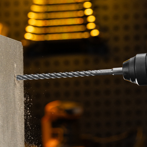 Бур по бетону, цельная крестовая пластина, 10x265 мм, SDS PLUS Denzel по ценам производителя в Краснодаре с доставкой по всей России