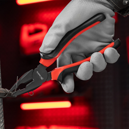 Плоскогубцы комбинированные Black Nickel, 200 мм, двухкомпонентные рукоятки Matrix по ценам производителя в Краснодаре с доставкой по всей России