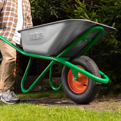 Тачка садово-строительная, усиленная, грузоподъемность 200 кг, объем 90 л Palisad по ценам производителя в Краснодаре с доставкой по всей России