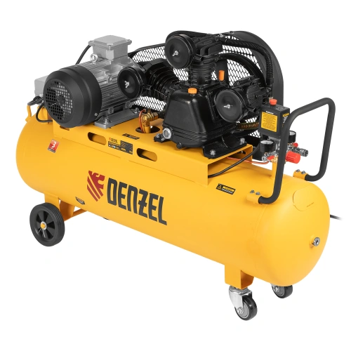 Компрессор воздушный BCW3000-T/100, ременный привод, 3.0 кВт, 100 литров, 520 л/мин Denzel по ценам производителя в Краснодаре с доставкой по всей России