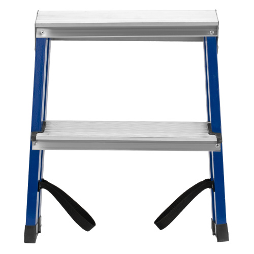 Стремянка двусторонняя 2 ступени, стальная, Сибртех по ценам производителя в Краснодаре с доставкой по всей России