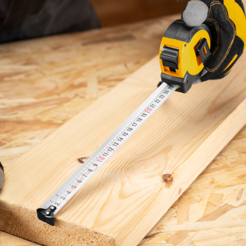 Рулетка 8м х 25мм, двухкомп. корпус, кнопка-пауза Denzel по ценам производителя в Краснодаре с доставкой по всей России