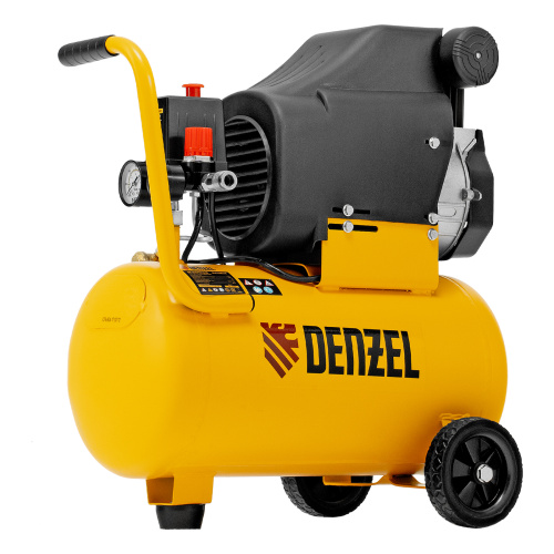 Компрессор воздушный DLC1300/24 безмасляный 1.3 кВт, 24 литра, 206 л/мин Denzel по ценам производителя в Краснодаре с доставкой по всей России