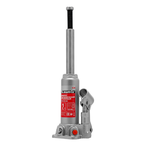 Домкрат гидравлический бутылочный, 2 т, высота подъема 181-345 мм Matrix по ценам производителя в Краснодаре с доставкой по всей России