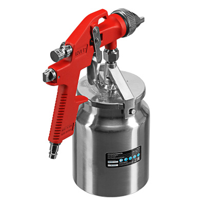 Краскораспылитель HVLP пневмат. с нижним бачком V= 1 л, сопло диаметром 1.4 мм Matrix по ценам производителя в Краснодаре с доставкой по всей России