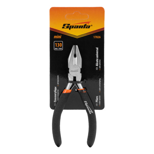 Плоскогубцы Mini, 130 мм, никелированные, авторазжим Sparta по ценам производителя в Краснодаре с доставкой по всей России
