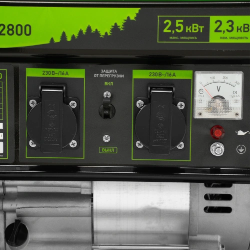Генератор бензиновый БС-2800, 2.5 кВт, 230В, четырехтактный, 15 л, ручной стартер Сибртех по ценам производителя в Краснодаре с доставкой по всей России