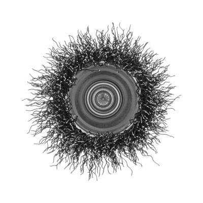 Щетка для дрели, 50 мм, Чашка, со шпилькой, нержавеющая витая проволока Denzel по ценам производителя в Краснодаре с доставкой по всей России