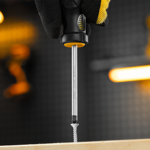 Отвертка, PZ1x75 мм, S2, 3к рукоятка Denzel по ценам производителя в Краснодаре с доставкой по всей России