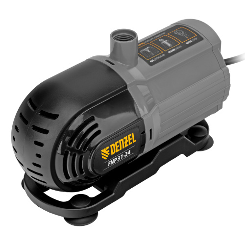 Насос фонтанный FNP31-24, 31 Вт, подъем 2,4 м, 1500 л/ч, колокольчик/2 каскада/гейзер Denzel по ценам производителя в Краснодаре с доставкой по всей России