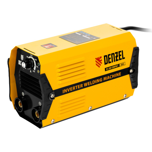 Аппарат инверторный дуговой сварки DS-200 Compact, 200 А, ПВ 70%, диаметр электрода 1.6-5 мм Denzel по ценам производителя в Краснодаре с доставкой по всей России