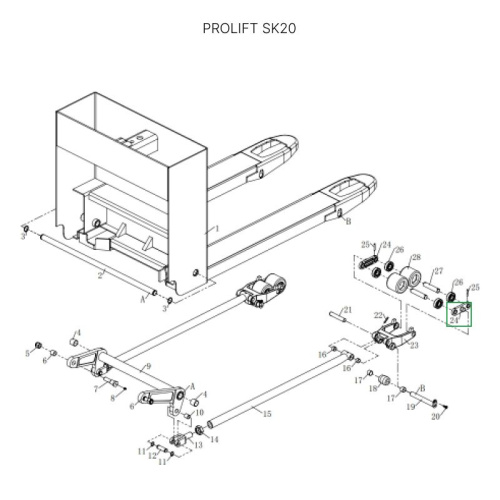 Соединительная пластина роликов для тележек SK20 по ценам производителя в Краснодаре с доставкой по всей России