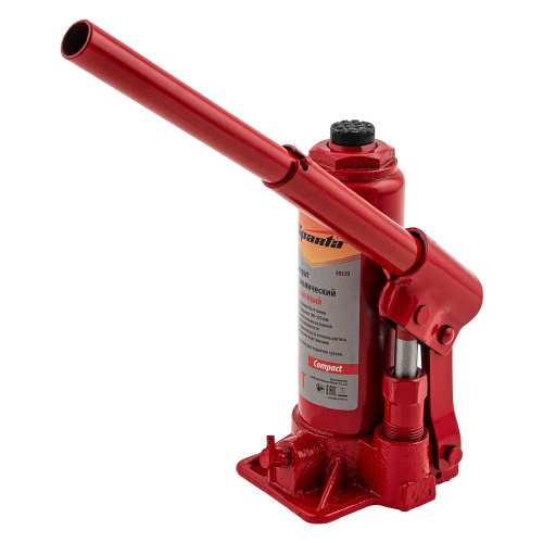 Домкрат гидравлический бутылочный, 4 т, h подъема 180–320 мм Sparta Compact по ценам производителя в Краснодаре с доставкой по всей России