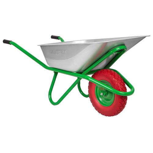 Тачка садово-строительная с PU колесом, грузоподъемность 180 кг, объем 90 л Сибртех по ценам производителя в Краснодаре с доставкой по всей России