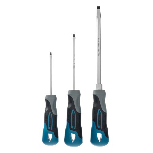 Набор отверток SL, 3 шт, S2, трехкомпонентная рукоятка Gross по ценам производителя в Краснодаре с доставкой по всей России