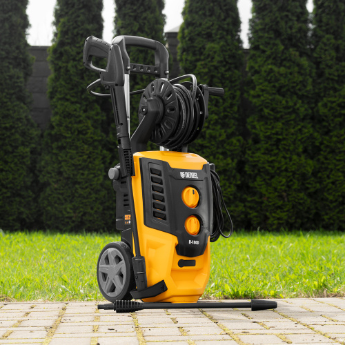 Моечная машина высокого давления R-180D, 2200 Вт, 180 бар, 380 л/ч, с барабаном Denzel по ценам производителя в Краснодаре с доставкой по всей России