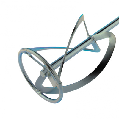 Насадка для миксера, для легких растворов, 120 х 590 мм, оцинкованная, хвостовик резьба М14 Сибртех по ценам производителя в Краснодаре с доставкой по всей России