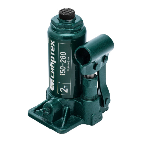 Домкрат гидравлический бутылочный, 2 т, 150-280 мм Сибртех по ценам производителя в Краснодаре с доставкой по всей России