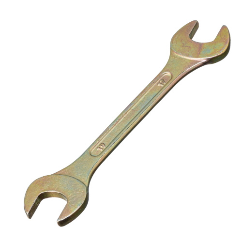 Ключ рожковый, 17 х 19 мм, желтый цинк Сибртех по ценам производителя в Краснодаре с доставкой по всей России