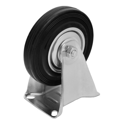 Колесо неповоротное D 125 мм, крепление  платформенное Сибртех по ценам производителя в Краснодаре с доставкой по всей России