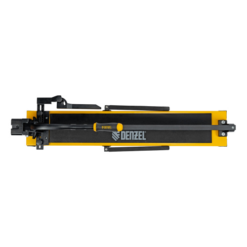 Плиткорез рельсовый 800х16мм, каретка на подш., стальная станина, усил. рукоятка-пенал Denzel по ценам производителя в Краснодаре с доставкой по всей России