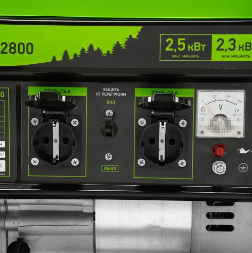 Генератор бензиновый БС-2800, 2.5 кВт, 230В, четырехтактный, 15 л, ручной стартер Сибртех по ценам производителя в Краснодаре с доставкой по всей России
